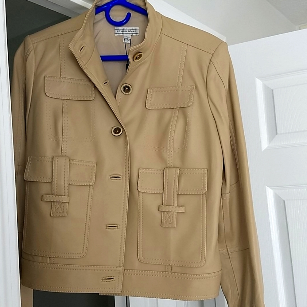 St John leather jacket